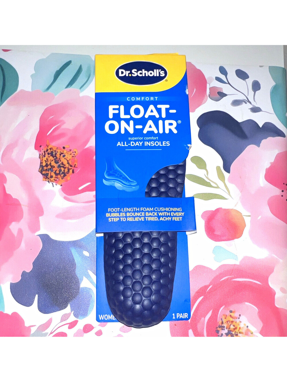 Dr. Scholl's Comfort Float-On-Air All-Day Foam Insoles Women 1 Pair C0549